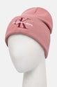 Calvin Klein Jeans czapka bawełniana K60K612668 różowy AW24