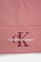 Akcesoria Calvin Klein Jeans czapka bawełniana K60K612668 różowy