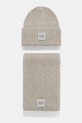 UGG cappello e sciarpa con aggiunta di lana melange grigio 101733