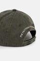 Бавовняна бейсболка P.E Nation Throwback Cap 243A415 зелений AW24