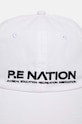 P.E Nation czapka z daszkiem bawełniana Homage Cap 243A417 biały AW24