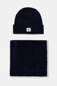 Gant cappello e sciarpa di lana lana blu navy 4998015