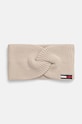 Čelenka Tommy Jeans bavlna béžová AW0AW16776