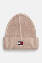 Tommy Jeans caciula melanj bej AW0AW16785