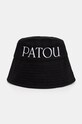 Бавовняний капелюх Patou аплікація чорний AC0270132