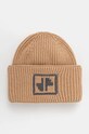 Vunena kapa Patou bez uzorka bež AC0808064