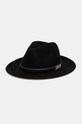 Karl Lagerfeld palarie de lana lana negru 246W3410