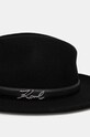 Karl Lagerfeld palarie de lana 246W3410 negru AW24