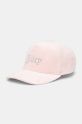 Juicy Couture czapka z daszkiem VERONICA CAP aplikacja różowy JCAWH224702.121