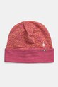 Smartwool czapka wełna różowy SW0SW956.D