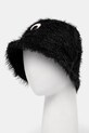 Marine Serre hat Wild Puffy Knit Bucket Hat black UHG043A.CKNI0031