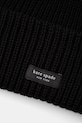 Akcesoria Kate Spade czapka z domieszką wełny 29KS1004213 czarny