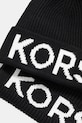 MICHAEL Michael Kors căciulă si eșarfă din amestec de lână negru 540005