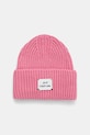 Rossignol czapka z domieszką wełny JCC z domieszką wełny różowy RLMWH16U