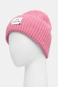 Rossignol czapka z domieszką wełny JCC RLMWH16U różowy AW25