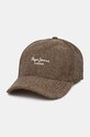 Pepe Jeans czapka z daszkiem WEST CAP pozostałe brązowy PL040362