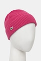 Lacoste berretto in lana RB0805 rosa AW24