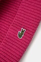 Akcesoria Lacoste czapka wełniana RB0805 różowy