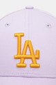 New Era berretto da baseball in cotone ESS 9FORTY® LOS ANGELES DODGERS 60565238 violetto AW24