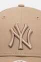 Pamučna kapa sa šiltom New Era LEAGUE ESSENTIAL 9FORTY® NEW YORK YANKEES 60471463 smeđa AW24