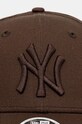 Bavlnená šiltovka New Era ESSENTIAL 9FORTY® NEW YORK YANKEES 60471462 hnedá AW24