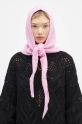 Балаклава GANNI Soft Wool Balaclava A6350 рожевий AW24