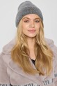 Vlněná čepice Bizuu WINTY WINTY.SZARY.AW24 šedá AW24