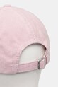 Maison Kitsuné cotton baseball cap Baby Fox MM06108WW9010 pink AW24
