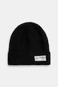 Fiorucci czapka z domieszką wełny Knit Logo Beanie wełna czarny U01FPAHA216KN05BK01