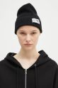 Fiorucci czapka z domieszką wełny Knit Logo Beanie wełna czarny U01FPAHA216KN05BK01