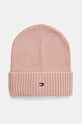 Tommy Hilfiger caciula copii uni roz AU0AU01526.G