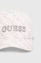 Guess czapka z daszkiem bawełniana dziecięca J4YZ00.WO08O.9BYH beżowy AW24