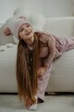 Jamiks czapka z domieszką wełny dziecięca CACHAREL IVA różowy CACHARELIVA.Na.g.JZH237