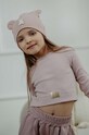 Dětská čepice Jamiks DOLARIS tenká růžová DOLARIS.NAK.gl.JZH130