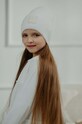 Дівчинка Дитяча шапка з домішкою вовни Jamiks LIZZY LIZZY.NAK.gl.JZH176 бежевий