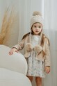 Детская хлопковая шапочка Jamiks MALAKI MALAKI.m.II.Na.g.JZH392 бежевый AW24