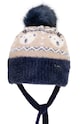 Jamiks czapka z domieszką wełny dziecięca RENAT II pozostałe granatowy RENAT.II.NAK.gl.JZH104