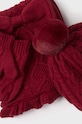 Mayoral czapka, komin i rękawiczki dziecięce 10768.4C.Czapkakom.9BYH czerwony AW24