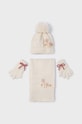 Mayoral komplet dziecięcy 10826.6C.Czapkakom.9BYH beżowy AW24