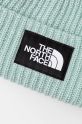 DÍVKA Dětská čepice The North Face SALTLINED BEANIE NF0A7WG81OC1 tyrkysová