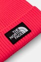 The North Face czapka dziecięca TNF BOX LOGO CUFFED BEANIE NF0A7WGCP2B1 różowy AW24