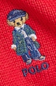 Παιδικό σκουφάκι και κασκόλ Polo Ralph Lauren 313951763001 κόκκινο AW24