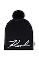 Дитяча шапка Karl Lagerfeld аплікація чорний Z30331.