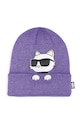 Dziewczynka Karl Lagerfeld czapka i szalik dziecięcy Z30333. fioletowy