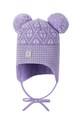 Reima czapka wełniana dziecięca Kuuru wełna fioletowy 5300215A.9BYH
