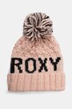 Detská čiapka Roxy TONIC BEANIE stredne hrubá ružová ERGHA03322