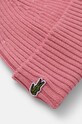 Девочка Детская хлопковая шапочка Lacoste RB2569.G розовый