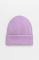 United Colors of Benetton czapka wełniana dziecięca wełna fioletowy 1244CA00X.G.Seasonal