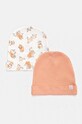 Детска шапка United Colors of Benetton (2 броя) памук оранжев 3FMG0A003.G.W.Seasonal