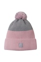 Dětská vlněná čepice Reima Pilke vlna růžová 5300085B.9BYH